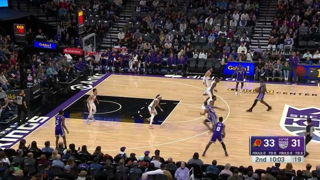 【2022年11月29日 太阳vs国王集锦】孟克眼观六路送妙传 穆雷无人防守轻松扣篮得手