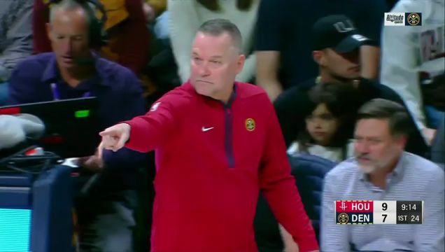 【2022年11月29日】NBA常规赛：火箭vs掘金第1节英文原声回放