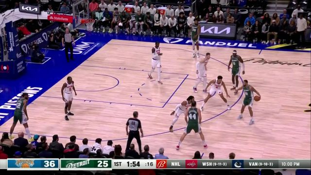 【2022年11月30日】NBA常规赛：尼克斯vs活塞第1节英文原声回放