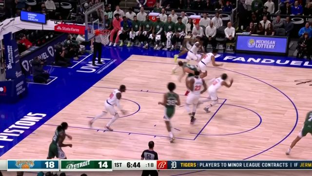 【2022年11月30日 尼克斯vs活塞集锦】巴雷特反击快攻运筹帷幄 布伦森底角接球三分穿网