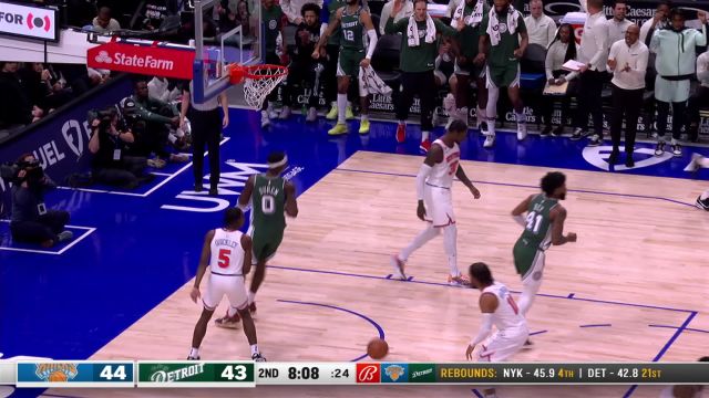 【2022年11月30日 尼克斯vs活塞集锦】尼克斯140-110活塞 兰德尔生日夜轰下36分率队大胜活塞