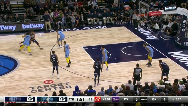 【2022年12月01日 灰熊vs森林狼集锦】将进入最好球员的讨论之中！爱德华兹三分盖帽暴扣彻底统治攻防