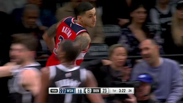 【2022年12月01日 奇才vs篮网集锦】这笔账记下了！库兹马抢断杜兰特反击暴扣一条龙