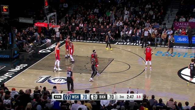 【2022年12月01日 奇才vs篮网集锦】独角兽实至名归！杜兰特无视贴防强行出手2+1