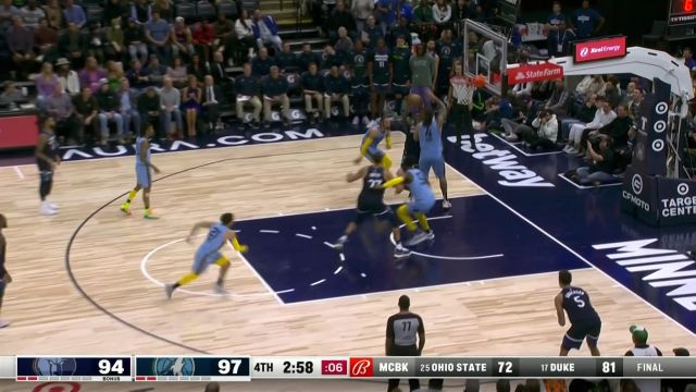 【2022年12月01日 灰熊vs森林狼集锦】彻底接管比赛！爱德华兹无解得分+助飞戈贝尔展领袖风范