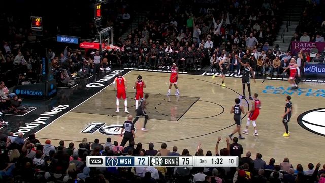 【2022年12月01日 奇才vs篮网集锦】不服不行！库里假突背传杜兰特三分射箭