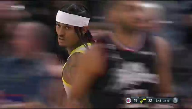 【2022年12月01日】快船vs爵士第1节英文原声回放