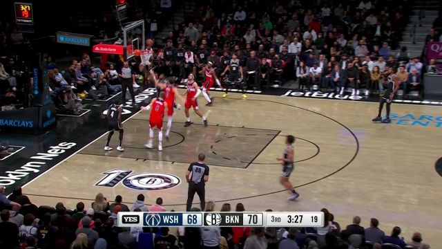 【2022年12月01日 奇才vs篮网集锦】打你个猝不及防！阿弗迪亚四分卫长传比尔反击暴扣