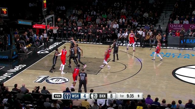 【2022年12月01日 奇才vs篮网集锦】百试不厌！库兹马连续突破转身上篮豪取四分