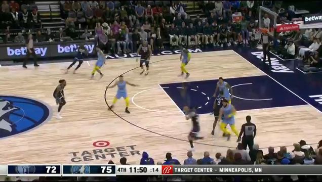 【2022年12月01日】NBA常规赛：灰熊vs森林狼第4节中文解说回放