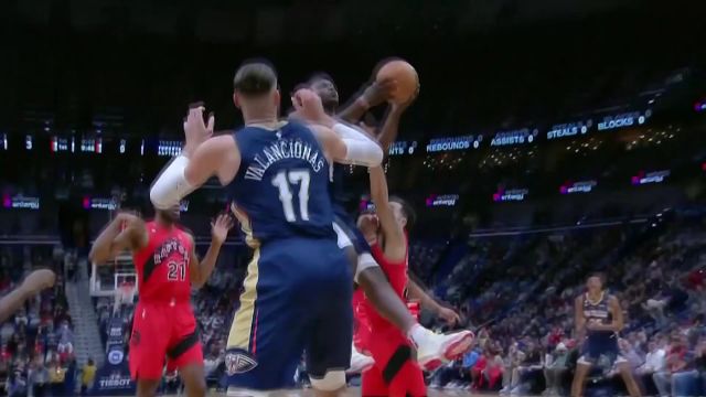 【2022年12月01日 猛龙vs鹈鹕集锦】猛龙108-126鹈鹕 特伦特空砍35分锡安33+10率队轻取猛龙