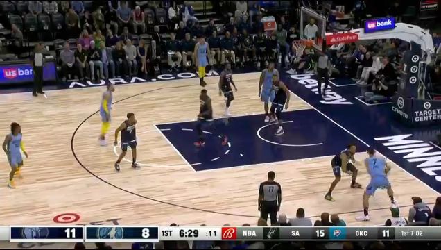 【2022年12月01日】NBA常规赛：灰熊vs森林狼第1节中文解说回放