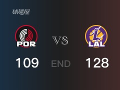 开拓者vs湖人战报：詹姆斯31分格兰特27分 湖人击败开拓者