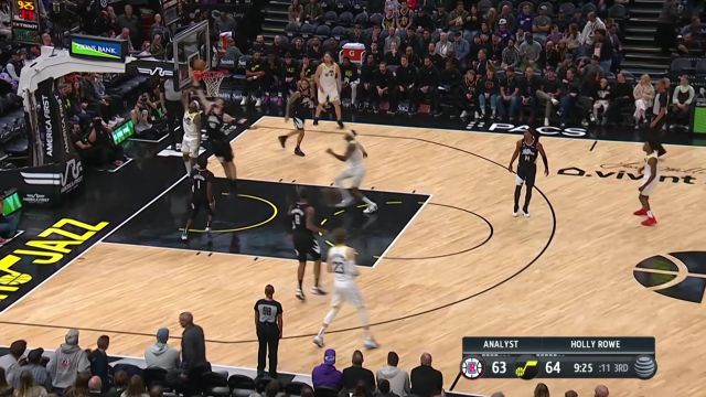 【2022年12月01日 快船vs爵士集锦】一个加速就杀到了篮下 克拉克森突破上篮一气呵成