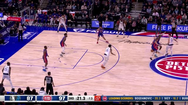 【2022年12月02日 独行侠vs活塞集锦】诺克斯空中制导 杜伦心领神会挂筐暴扣