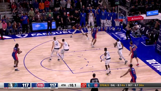 【2022年12月02日 独行侠vs活塞集锦】错失绝杀！斯图尔特三分不中比赛进入加时