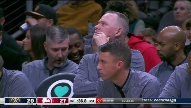 【2022年12月03日】NBA常规赛：掘金vs老鹰第1节英文原声回放