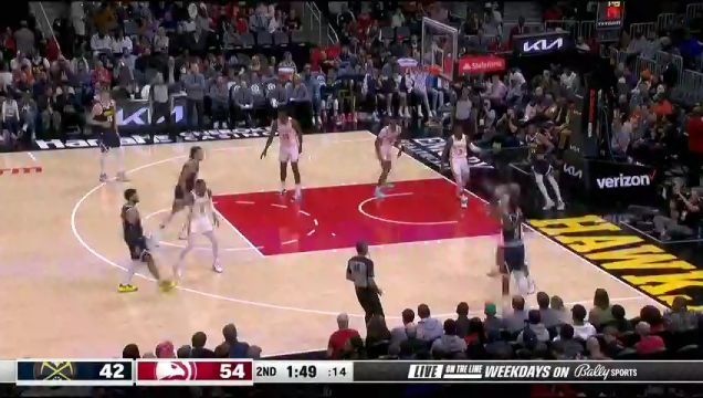 【2022年12月03日】NBA常规赛：掘金vs老鹰第2节中文解说回放