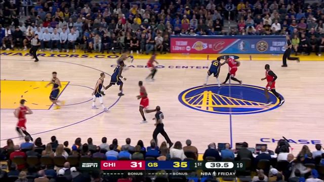 【2022年12月03日 公牛vs勇士集锦】猛张飞也有绣花的手艺 德拉蒙德精妙击地帕威双手暴扣