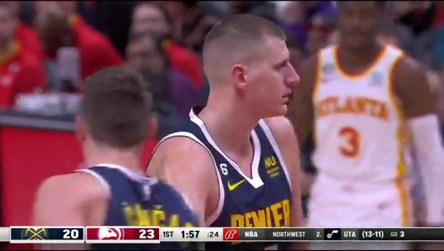 【2022年12月03日】NBA常规赛：掘金vs老鹰第1节中文解说回放