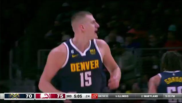 【2022年12月03日】NBA常规赛：掘金vs老鹰第3节英文原声回放