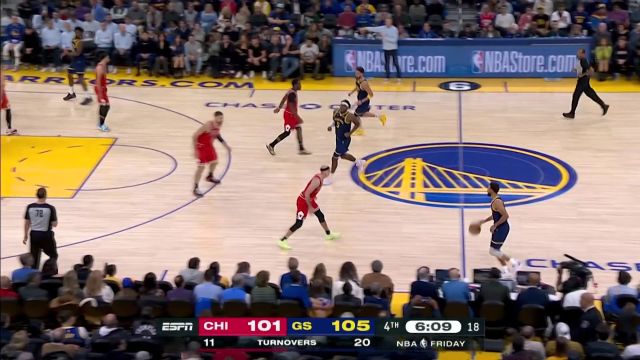 【2022年12月03日 公牛vs勇士集锦】汤普森外线手起刀落 追平诺维茨基三分命中数