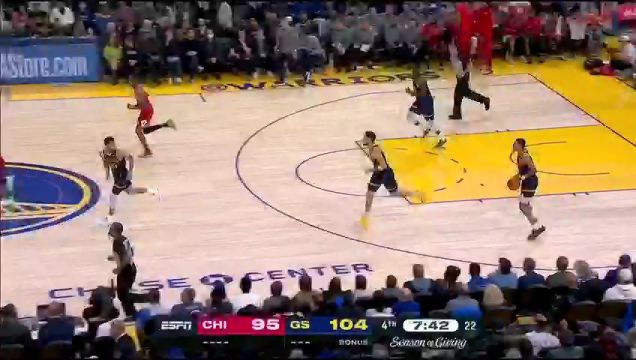 【2022年12月03日】公牛vs勇士中文解说全场回放