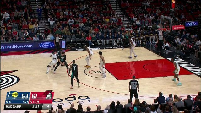 【2022年12月05日】步行者vs开拓者第3节英文原声回放