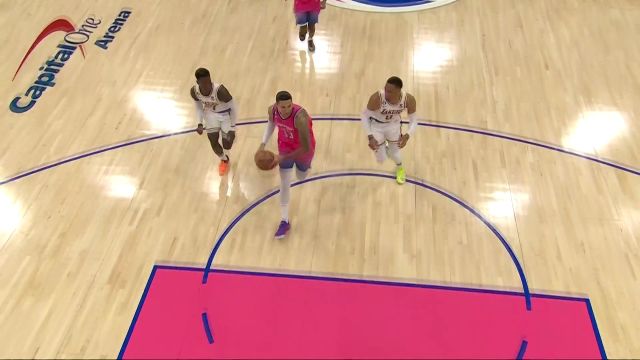 【2022年12月05日 湖人vs奇才集锦】又帅又能打！库兹马内外开花连拿7分将比分追至个位数