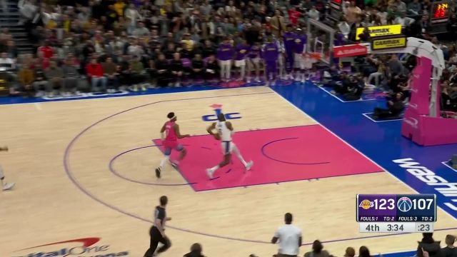 【2022年12月05日 湖人vs奇才集锦】谁能挡我？詹姆斯飞天遁地连续上演逆天劈扣