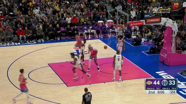 【2022年12月05日 湖人vs奇才集锦】哥俩较上劲了！加福德布莱恩特针锋相对互送隔扣