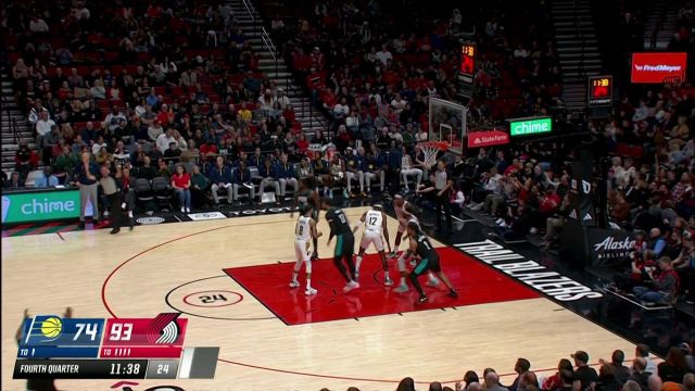 【2022年12月05日 步行者vs开拓者集锦】手感准的不像话！西蒙斯外线干拔三分精准制导