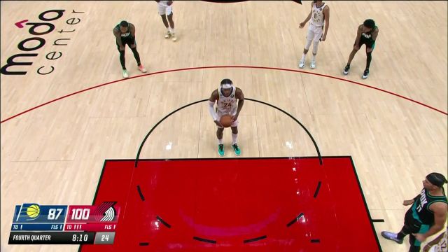 【2022年12月05日】步行者vs开拓者第4节英文原声回放