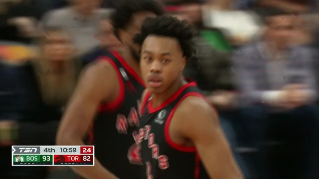 【2022年12月06日 凯尔特人vs猛龙集锦】半截篮已经到了炉火纯青的地步 巴恩斯两头两中连取4分