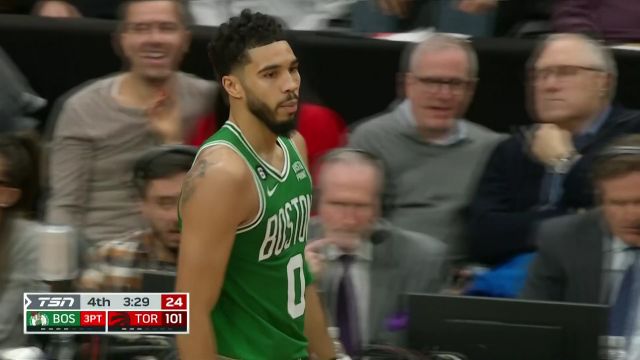 【2022年12月06日 凯尔特人vs猛龙集锦】球在我手 胜利我就要带走 塔图姆无情三分穿网而过