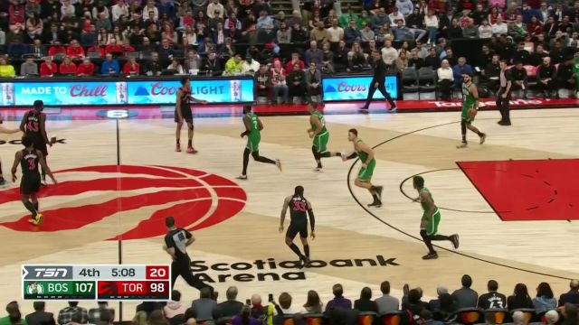 【2022年12月06日 凯尔特人vs猛龙集锦】收割比赛就在此刻！布朗中距离强行出手打成2+1