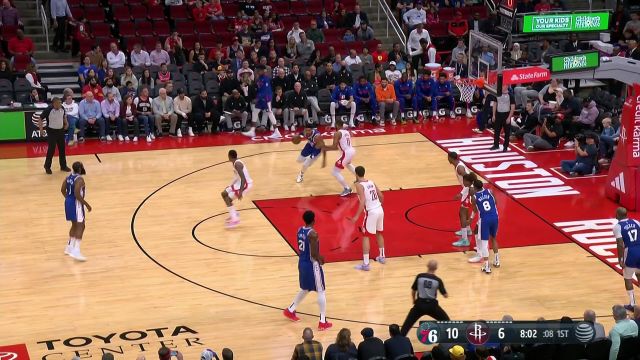 【2022年12月06日】费城vs火箭第1节英文原声回放