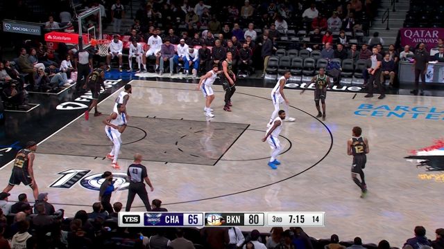 【2022年12月08日 黄蜂vs篮网集锦】这身型简直一摸一样 杜兰特助飞克拉克斯顿快攻暴扣