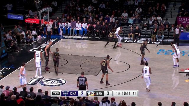 【2022年12月08日 黄蜂vs篮网集锦】逐步找回手感 哈里斯外线接球三分轻松打进