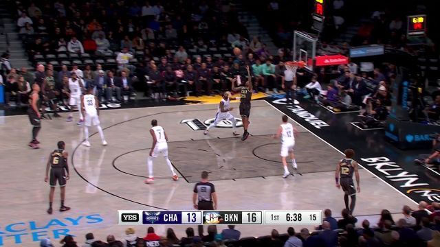 【2022年12月08日 黄蜂vs篮网集锦】连续冲击防线 黄蜂打出6-0攻势一举反超比分