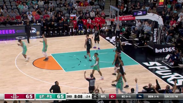 【2022年12月09日 火箭vs马刺集锦】手感来了挡都挡不住 约翰逊底角无解三分手起刀落