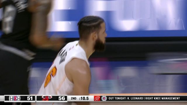 【2022年12月09日 快船vs热火集锦】今天是属于马丁的早晨 马丁单节4记三分狂砍16分