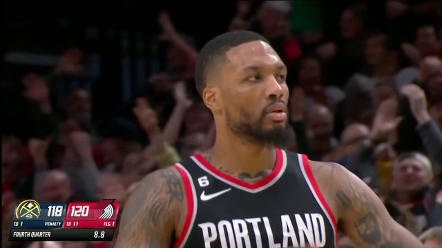 【2022年12月09日 掘金vs开拓者集锦】掘金121-120开拓者 穆雷撤步三分逆天改命绝杀开拓者