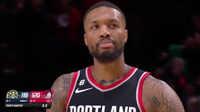 【2022年12月09日 掘金vs开拓者集锦】掘金121-120开拓者 穆雷撤步三分逆天改命绝杀开拓者