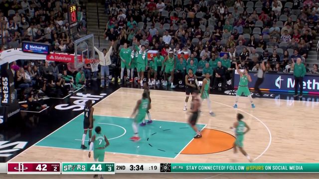 【2022年12月09日 火箭vs马刺集锦】小波特天降神力超远长甩 史密斯篮下吃饼轻松暴扣虐筐