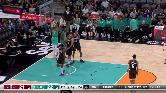 【2022年12月09日 火箭vs马刺集锦】配合默契！罗比人缝游走低手妙传助攻约翰逊干拔暴扣