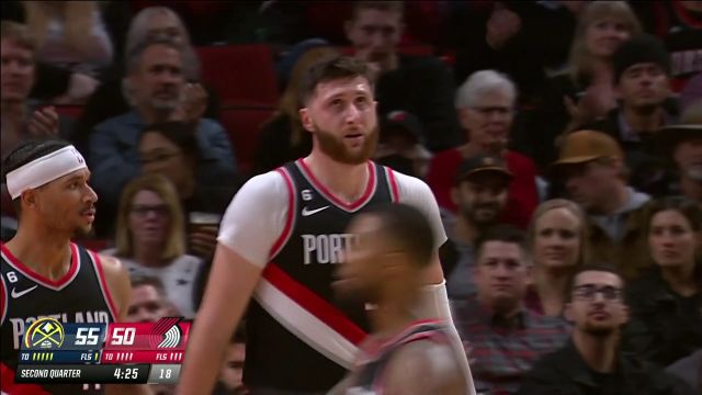 【2022年12月09日 掘金vs开拓者集锦】利拉德击地妙传瞒天过海 努尔基齐顶开布朗挑篮命中