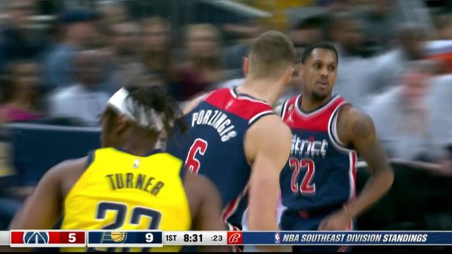 【2022年12月10日 奇才vs步行者集锦】咱这身高可不是白长的！波神转身勾手单打特纳