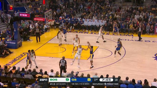 【2022年12月11日 凯尔特人vs勇士集锦】普尔脚踝终结撤步三分有点偏 好在反击大帽布朗找回颜面