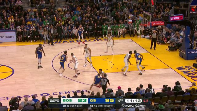 【2022年12月11日 凯尔特人vs勇士集锦】个人能力的极致体验！普尔高难度后仰强行飚中